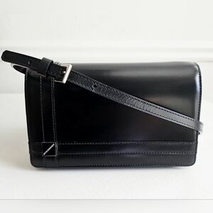 Burberry Black Leather Shoulder Bag
